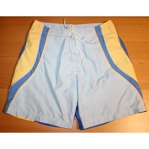 Mens Vintage Tommy Hilfiger Drawstring Swim Suit Board Shorts Trunks Small